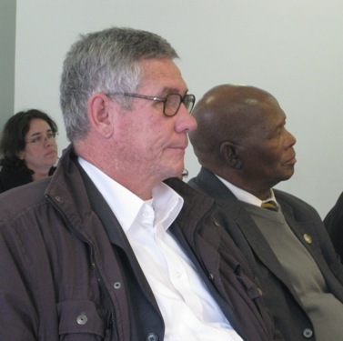 Prof Andre Odendaal, Mr Ray Mali at the HSRP AGM. 